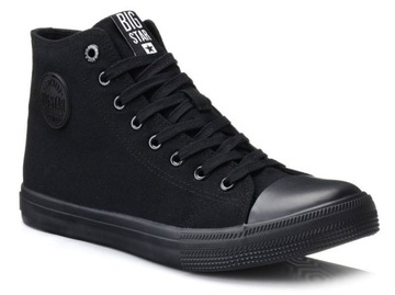 Мужские черные высокие кроссовки на шнуровке Big Star FF174550 44