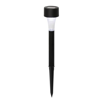 Lampa solarna wbijana czarny 29,7 cm 10 szt.
