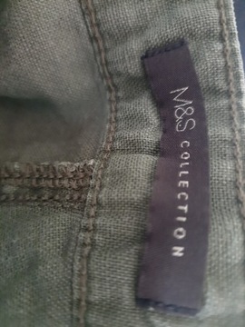 Брюки женские 46 M&S Collection хаки лен