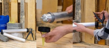 ПИСТОЛЕТ ДЛЯ СИЛИКОНОВЫХ герметиков 600 мл DURABLE Bauhus