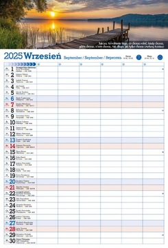 Настенный календарь А3 на 2025 год.