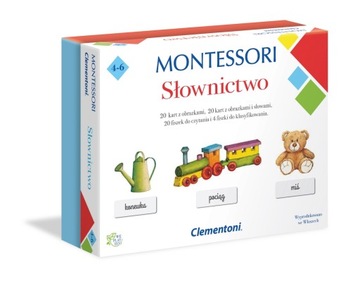 MONTESSORI Słownictwo GRA EDUKACYJNA CL50077