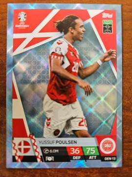 EURO 2024 TOPPS MATCH ATTAX - Parallel POULSEN