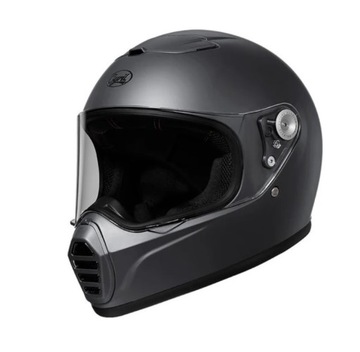 Kask motocyklowy retro Cyril Helmets FF390A grafitowy DOT ECE r. S - 3XL