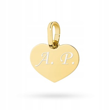 ЗОЛОТОЕ СЕРДЦЕ КУЛОН СЕРДЦЕ пр. 333 8к ГРАВИРОВКА