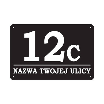 АДРЕСНАЯ ТАБЛИЧКА НОМЕР ДОМА - МЕТАЛЛ