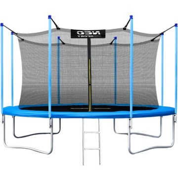 TRAMPOLINA OGRODOWA (365-374cm) 12ft NEOSPORT model 2024 ABIKO