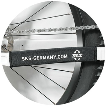 Osłona tylny trójkąt SKS Neopren do roweru pod łańcuch rowerowy