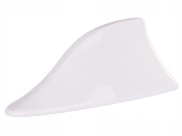 ANTENA RADIOWA AM FM PŁETWA REKINA Shark Biała przyklejana 175x75x60 mm