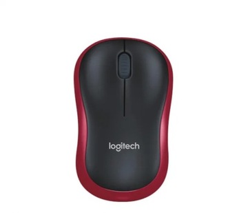 Беспроводная мышь LOGITECH M185, красная