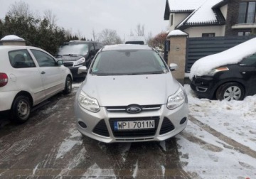 Ford Focus III Kombi Facelifting 1.6 TDCi 115KM 2014 Ford Focus Ford Focus 1.6 TDCi Kombi Serwisowany Klima Bez rdzy 186 ty