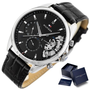 ORYGINALNY ZEGAREK MĘSKI TOMMY HILFIGER 1710449 BAKER +BOX NA PREZENT