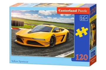 CASTORLAND PUZZLE 120 EL. YELLOW SPORTSCARS AUTO S