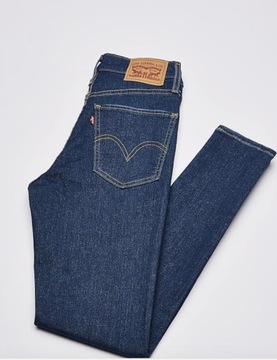 Y4144 Levis Mile High Super Skinny Jeans spodnie JEANSOWE DAMSKIE 25X30
