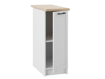 Szafka stojąca z blatem 30 cm TESA biała ramka