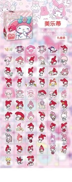 60 наклеек Sanrio Hello Kitty для детей и девочек, милый мультфильм своими руками