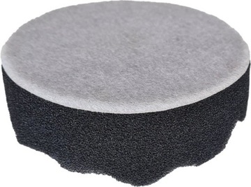 12V AQ-LION PAD POLERSKI Z RZEPEM, GĄBKA PROFILOWANA SOFT, 75 MM