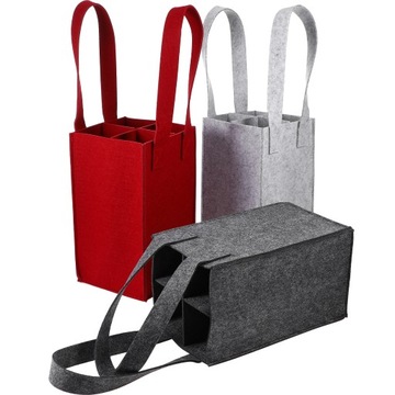 TORBA NA 4 BUTELKI TORBA PREZENTOWA 3 SZT