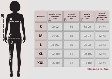 BAWEŁNIANA PIŻAMA DAMSKA KUBA MOTYLE XL