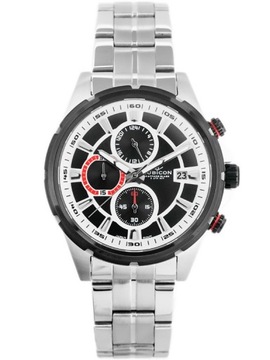 Rubicon Chronograf Szafirowe szkło zegarek męski RNDE09