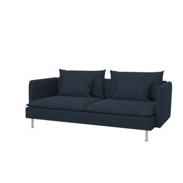 SÖDERHAMN Pokrycie sofy 3os, Velvet Navy