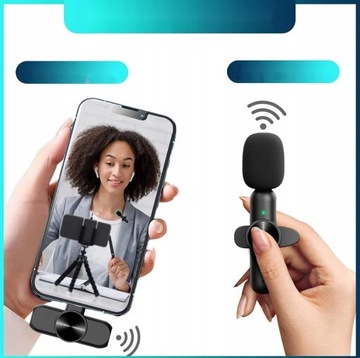 БЕСПРОВОДНОЙ 2X СВЯЗНОЙ МИКРОФОН ДЛЯ IOS IPHONE