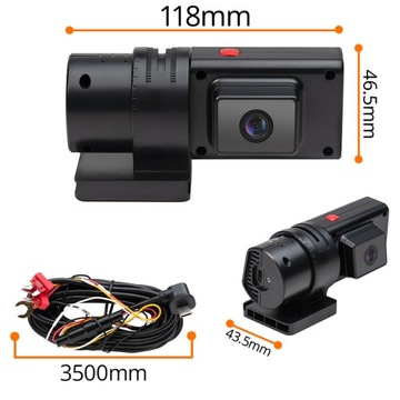 Автомобильная камера видеорегистратор SIM-карта GPS Dual ORLLO FORCE ONE 4G