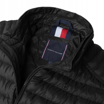 Tommy Hilfiger kurtka męska pikowana z kapturem Packable MW0MW15901 r.L