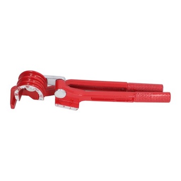 Miniaturowa giętarka do rur ze stopu aluminium, czerwona, 3 w 1, 6 mm, 8 mm, 10 mm, ręczna, do gięcia rur