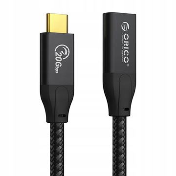 Orico Przedłużacz USB-C 1m 3.2 Gen2 20 Gb, 4K 100W