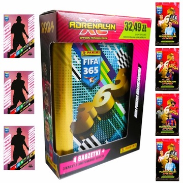 KARTY PIŁKARSKIE PANINI FIFA 365 2024 MINI PUSZKA ADRENALYN DO ALBUMU