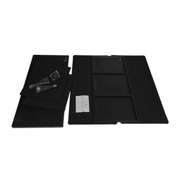 САДОВЫЙ ЯЩИК 680 Л БАЛКОННЫЙ ЯЩИК С БОЛЬШИМ СИДЕНЬЕМ - ЧЕРНЫЙ ПАДДА