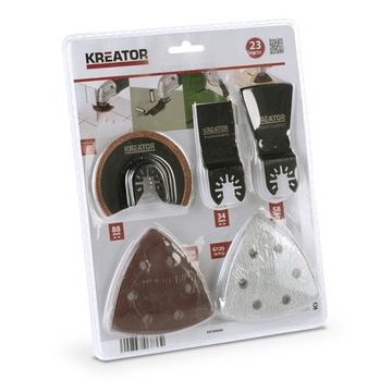 Ostrza + papiery do szlifierek MULTITOOL KREATOR