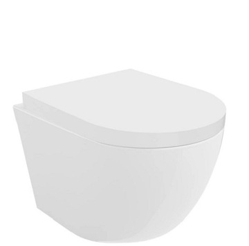 VELDMAN MISA WC RIMLESS BIAŁY VITO DESKA STANDARD