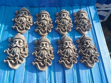 СВЯТОЙ МОРОЗ голова Деда Мороза ФИГУРКА 3d