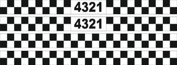 МАГНИТНЫЕ НАКЛЕЙКИ маркировки ТАКСИ ПОЗНЬ