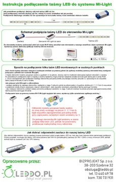 Контроллер для светодиодных лент RGB+W ПРИЕМНИК + WiFi пульт Mi-Light FUT028