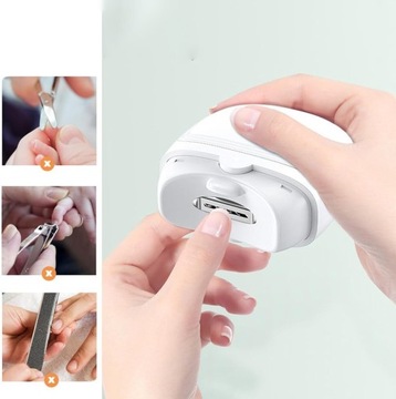 Электрические кусачки для ногтей, 2 режима скорости.