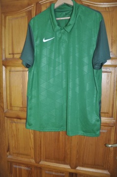 Nike zielona koszulka polo sportowa XL