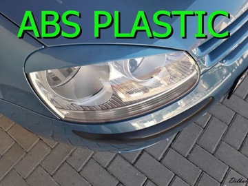 VW GOLF 5 брови // ЧЕРНЫЙ ///ПЛАСТИК ///АБС ///