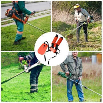 Триммер с ремнем для переноски косилки