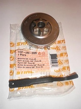 STIHL Koło łańcucha 3/8 Bęben zębatka sprzęgła MS 192 193 194 oryginał