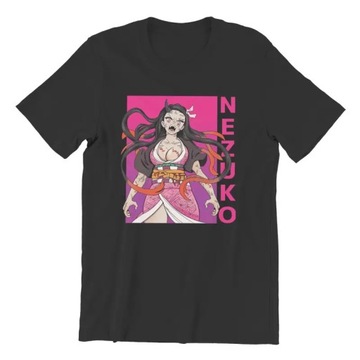 Demon Slayer Nezuko Kimetsu No Yaiba White Funny T-Shirt Koszulka
