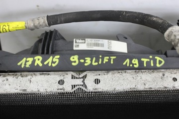 KOMPLET CHLADIČ VENTILÁTOR SAAB 93 9-3 II FACELIFT 2007R- 1.9 TID