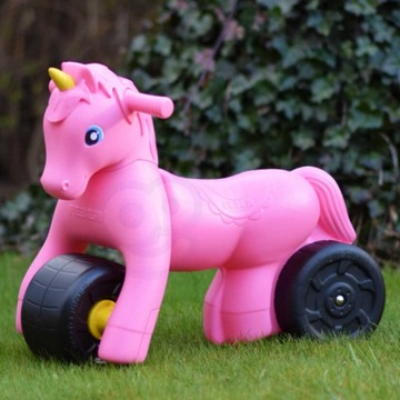 Беговой аттракцион FEBER Pink Unicorn на широких колесах