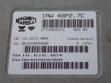 JEDNOTKA CITROEN PEUGEOT IAW48P2.7C C3 C2 206