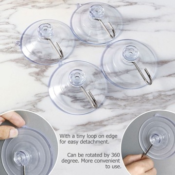 Крючки-присоски для ванной комнаты Стеклянная кормушка для птиц C