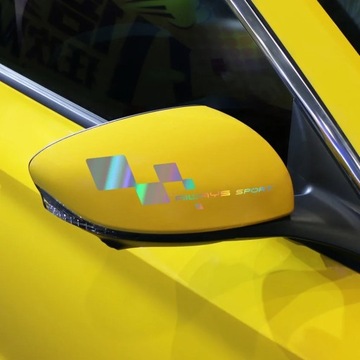 Автомобильная наклейка на зеркало заднего вида, автомобильная гонка, спортивная декоративная наклейка, авто тюнинг, Acce