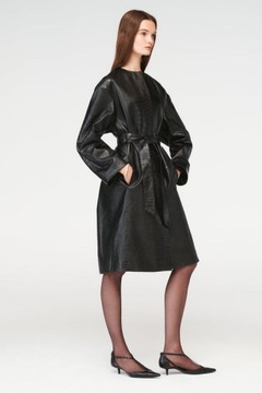 ZARA — КОЖАНОЕ ПАЛЬТО STEVEN MEISEL — M/L