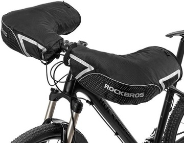 Ocieplacze na ręce na kierownicę rower skuter ochrona do -30°C ROCKBROS D39